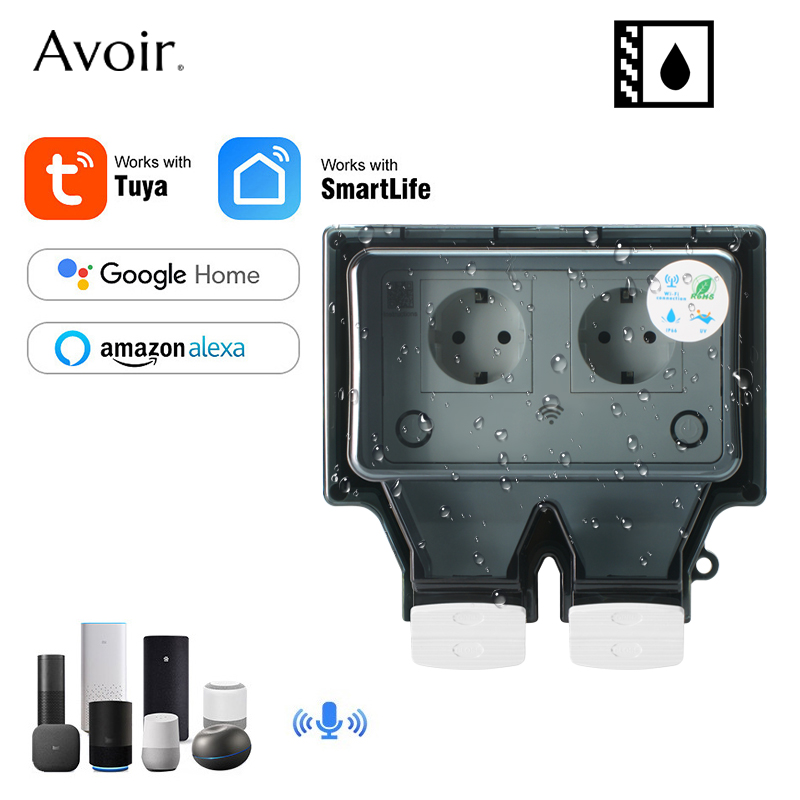 Outdoor Power Port - Avoir Tuya Wall Electrical Sockets Ip66