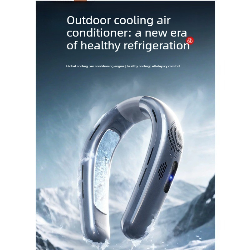 Outdoor Usb Power Bank - Portable Neck Fan Cooling Mini Hanging
