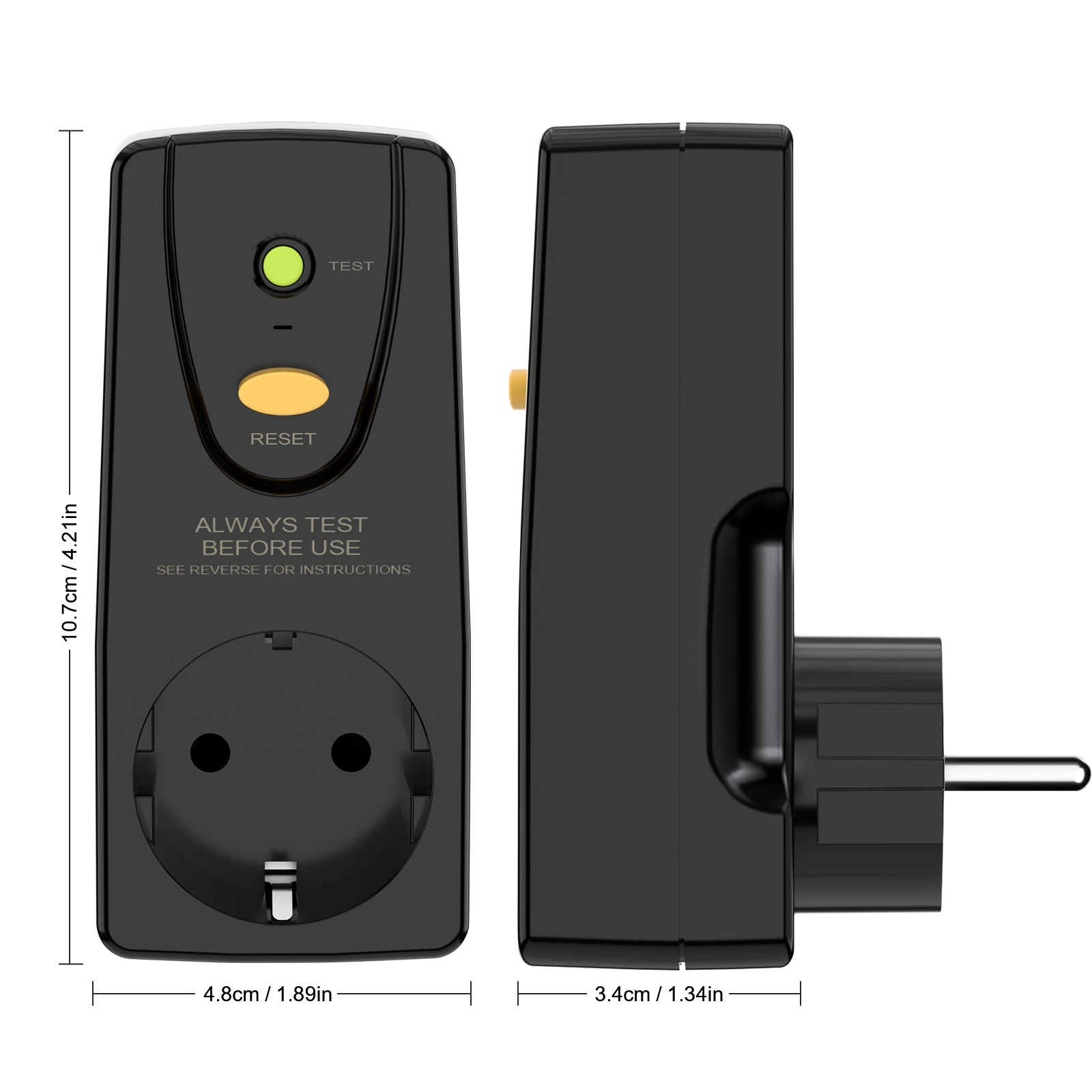 Outdoor Power Port - 16A Leakage Protection Plug EU Personal