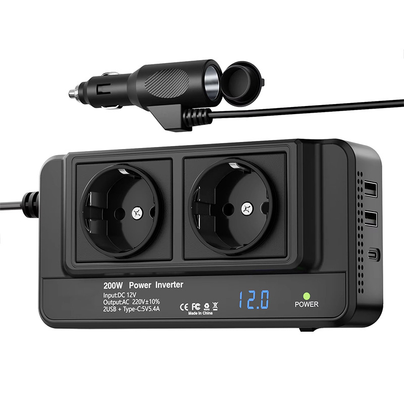 Outdoor Power Adapter Usb C - 200W Car Inverter Car Socket Adapter