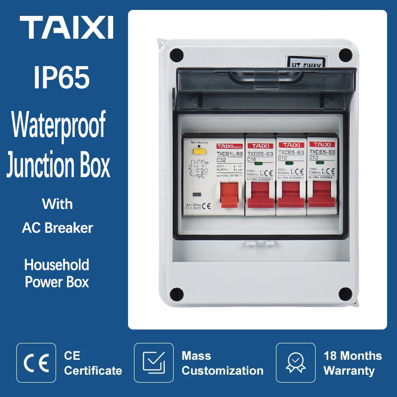 Outdoor Power Distribution Box - Outdoor Household Switch MCB Waterproof Electrical