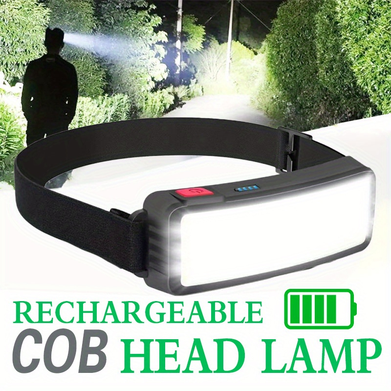 Outdoor Power Head - Powerful COB LED Headlamp Type-c Rechargeable