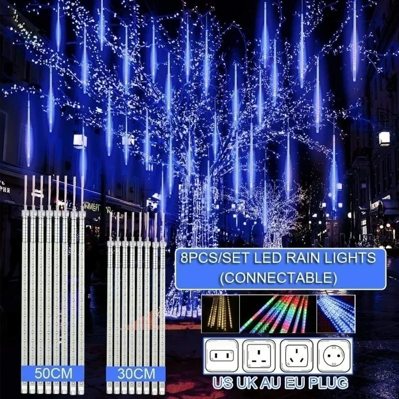Outdoor Power Port - 30cm /50cm Waterproof Meteor Shower Rain