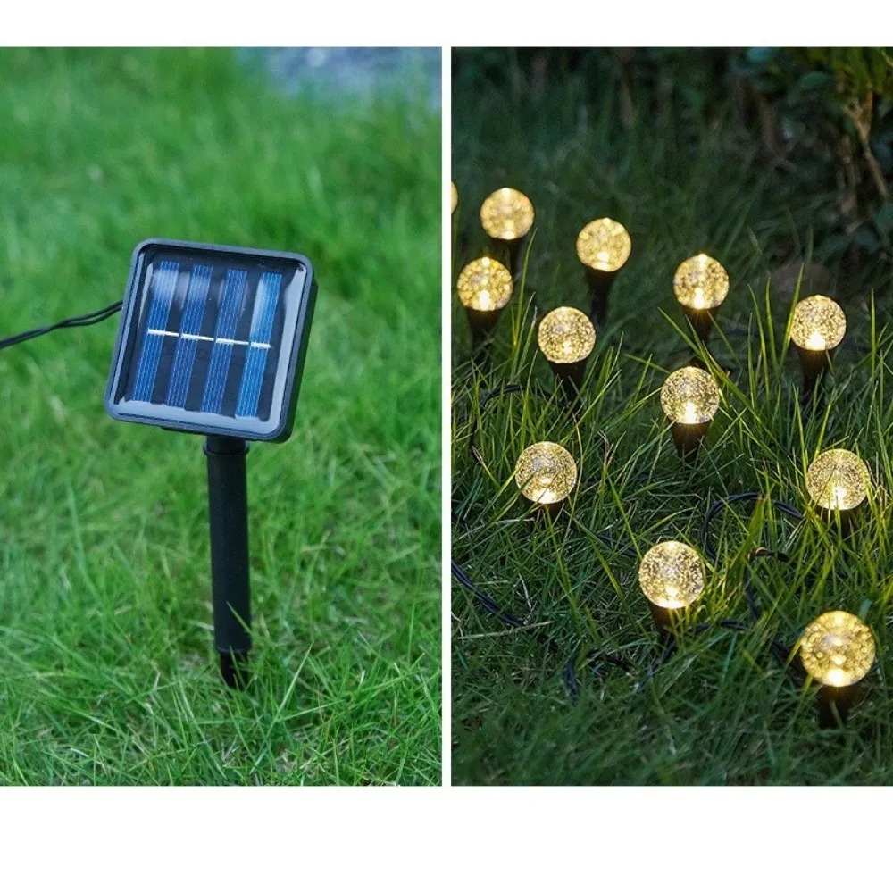Outdoor Power For Xmas Lights - Solar Powered 5M 20LED Outdoor Lawn