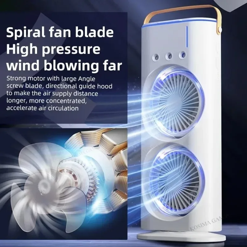Outdoor Power Head - Double Head Dual Water Spray Mist
