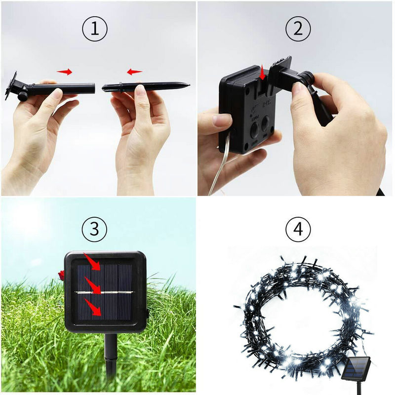 Solar Powered Fairy string Lig - Outdoor Power For Xmas Lights review and price