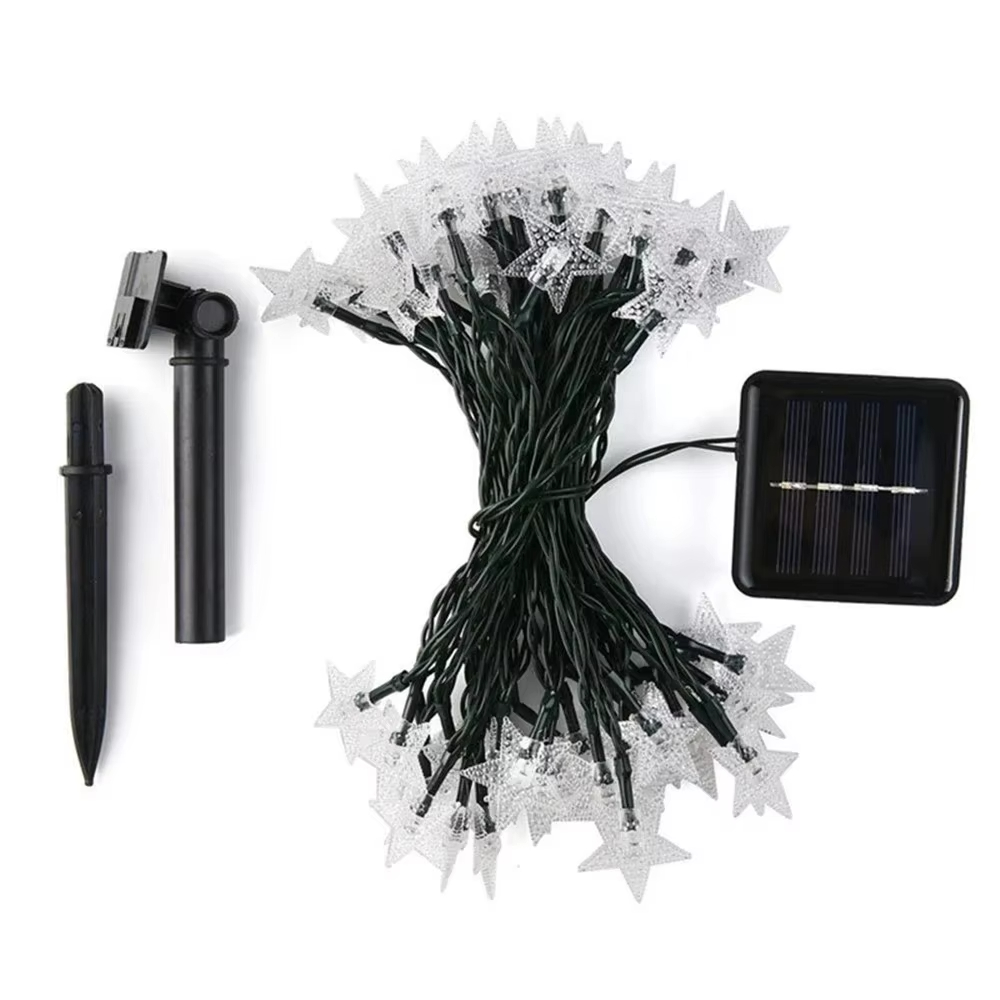 Solar Powered Star String Ligh - Outdoor Power For Xmas Lights review and price
