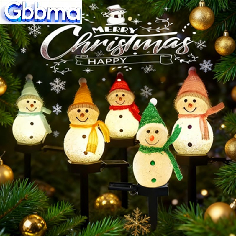 2 LED Snowman Solar Garden Lig - Outdoor Power For Xmas Lights review and price