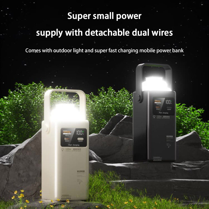 120W Power Bank 200000mAh Larg - Outdoor Power Adapter Usb C review and price