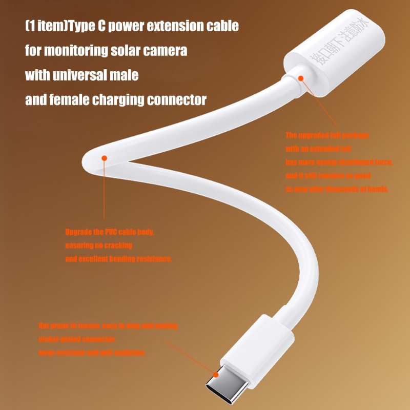 USB Type-C Male-to-Female Powe - Outdoor Power Adapter Usb C review and price