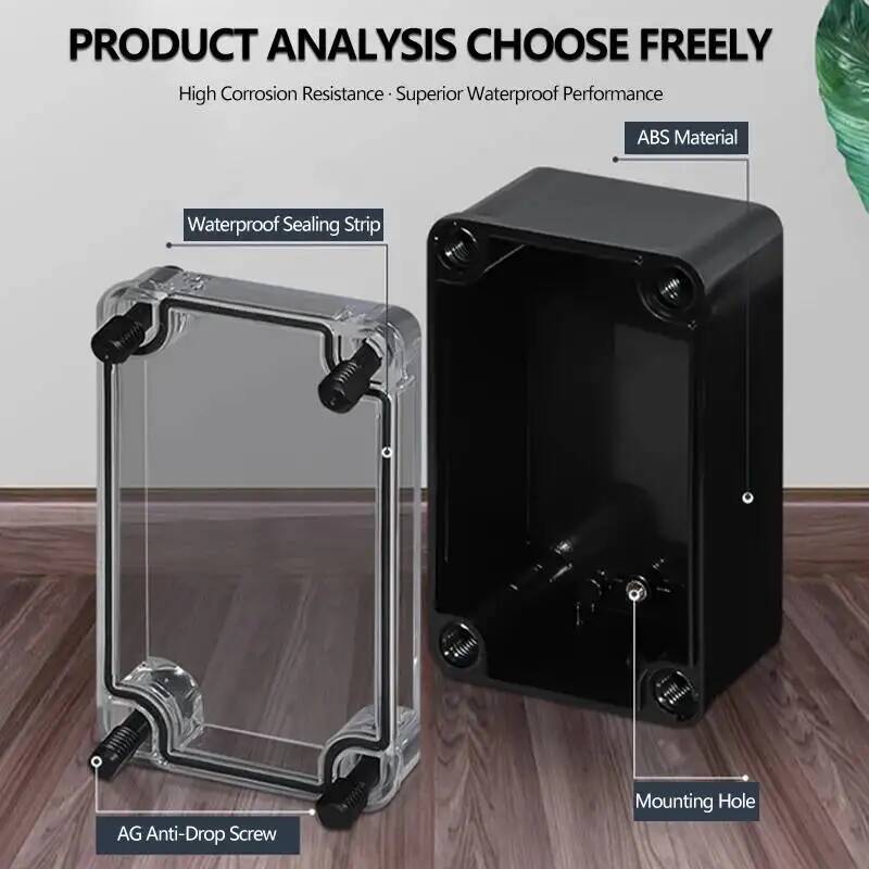 2pcs Transparent Cover Waterpr - Outdoor Power Distribution Box review and price