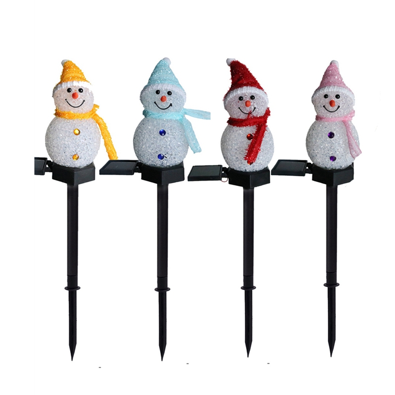 LED Snowman Solar Garden Light - Outdoor Power For Xmas Lights review and price