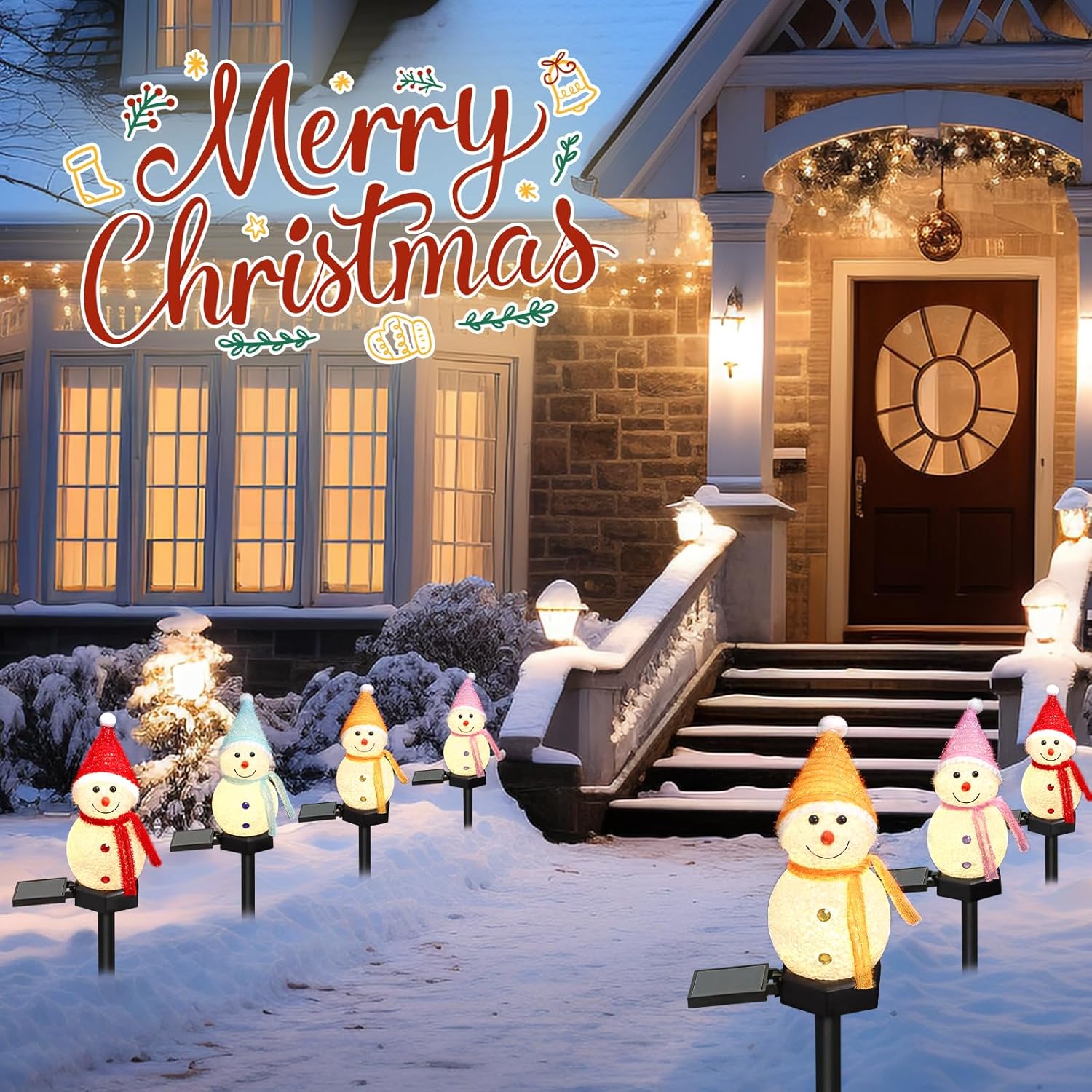 LED Snowman Solar Garden Light - Outdoor Power For Xmas Lights review and price