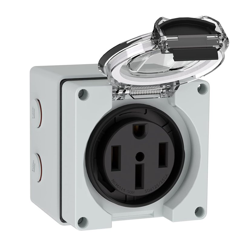 Y17A 6X 50Amp Power Outlet Box - Outdoor Power Receptacle review and price