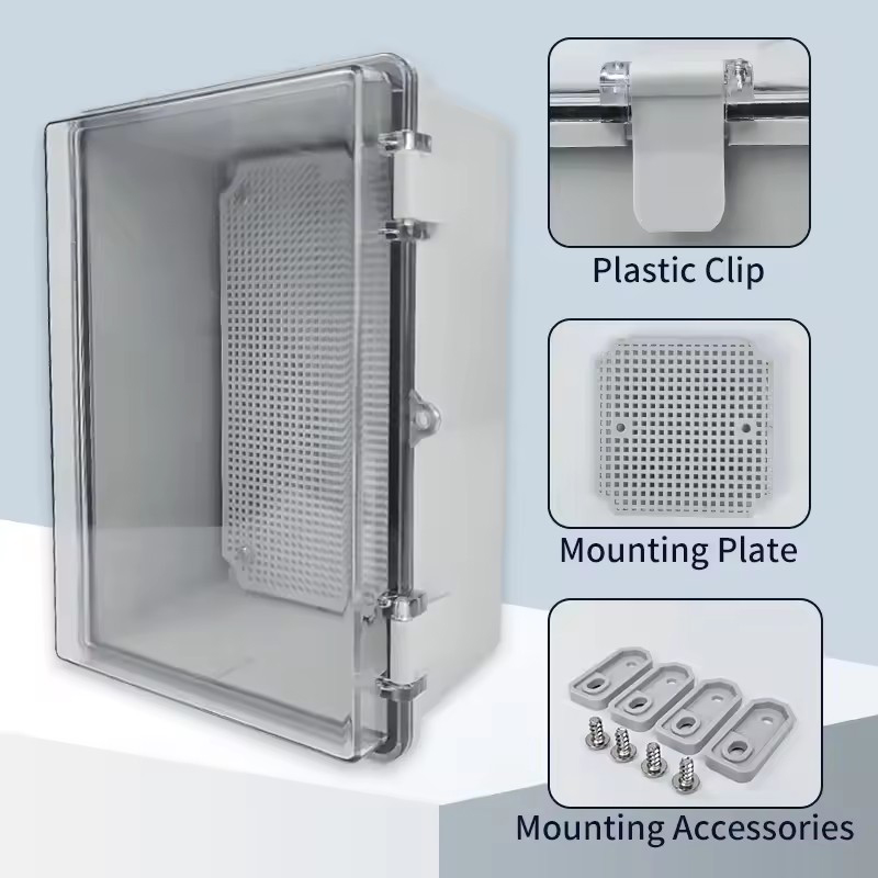 IP66 Electrical Plastic Enclos - Outdoor Power Distribution Box review and price