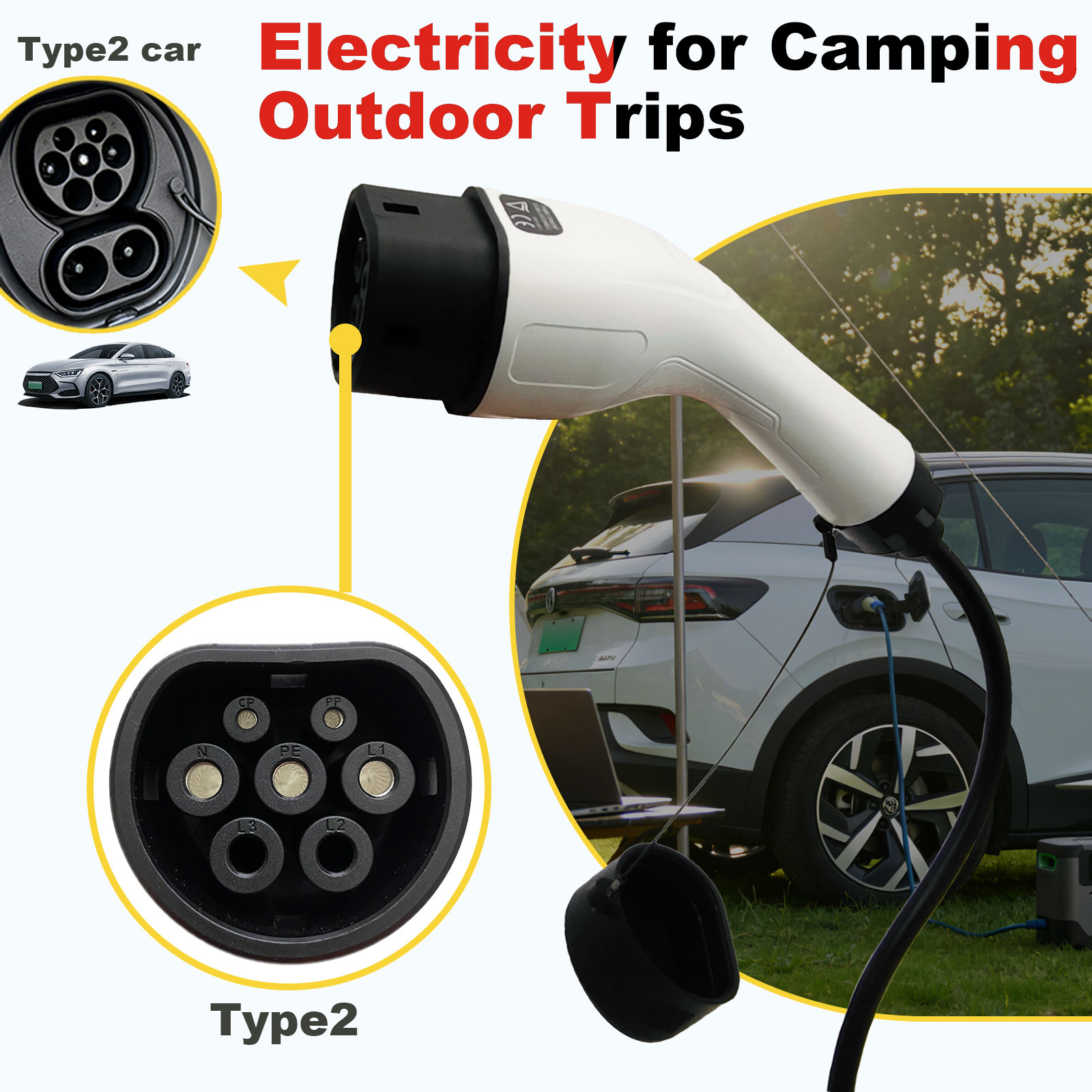 Type2 V2L Discharge Adapter 16 - Outdoor Power Port review and price