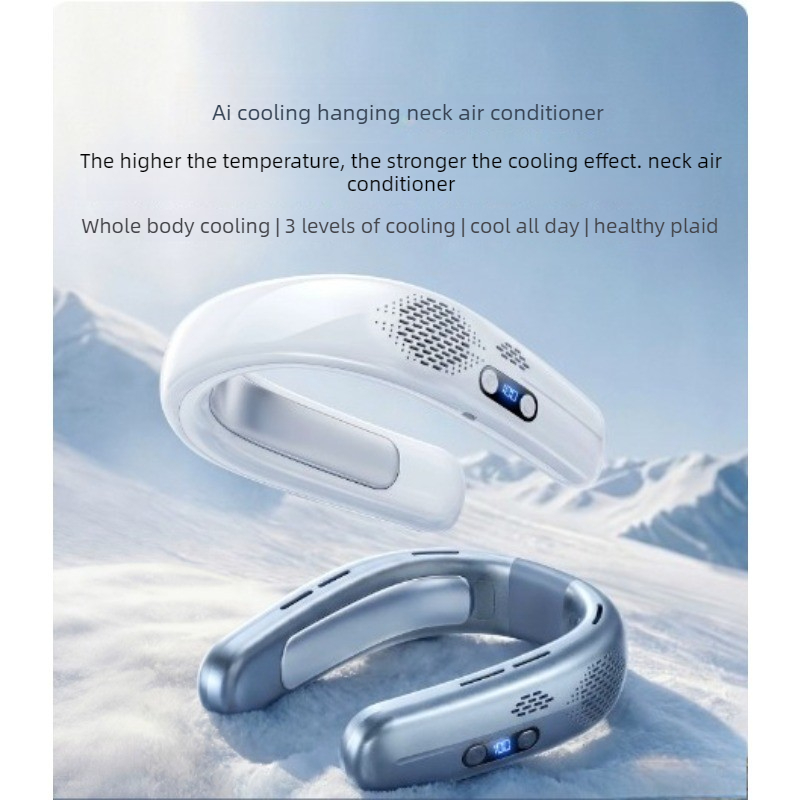 Portable Neck Fan Cooling Mini - Outdoor Usb Power Bank review and price