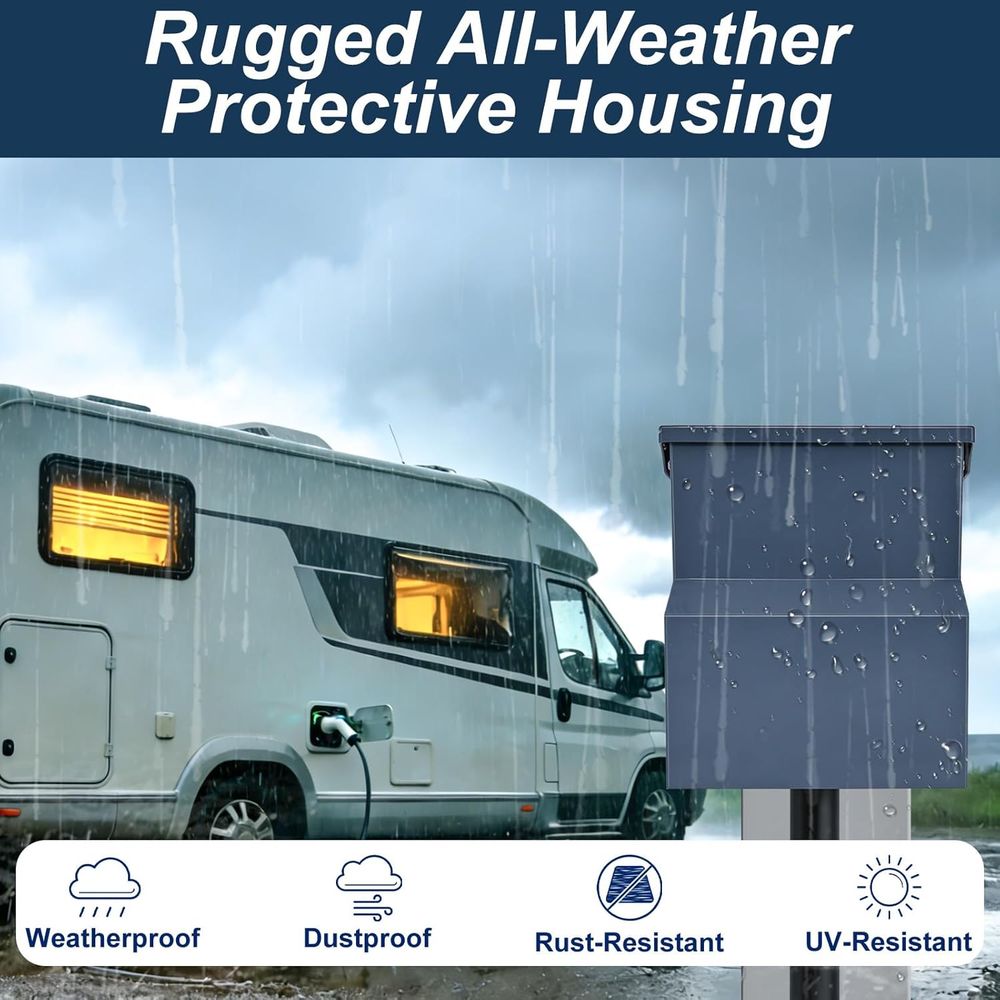RV Electrical Panel with Break - Outdoor Power Receptacle review and price