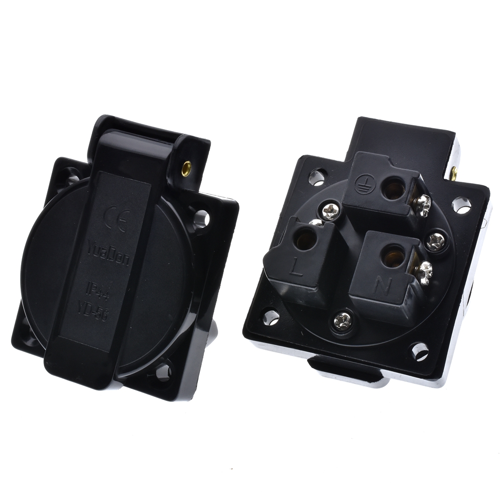 1pcs Britain Black Blue 13A 25 - Outdoor Power Receptacle review and price