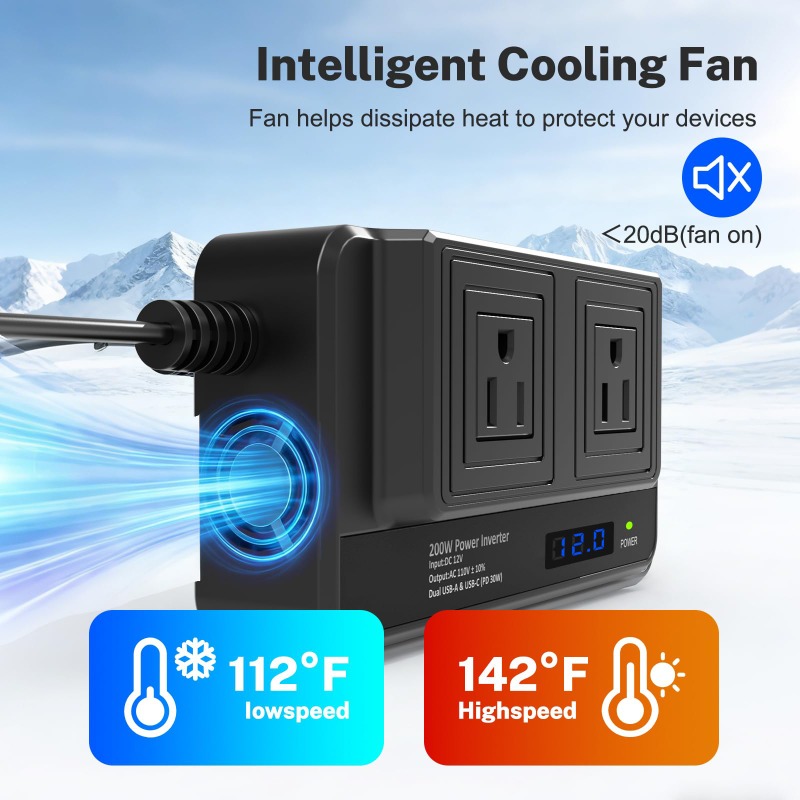 200W Car Inverter Power Conver - Outdoor Power Adapter Usb C review and price