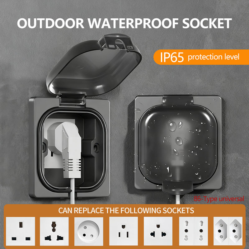 IP65 Waterproof Outdoor Socket - Outdoor Power Receptacle review and price