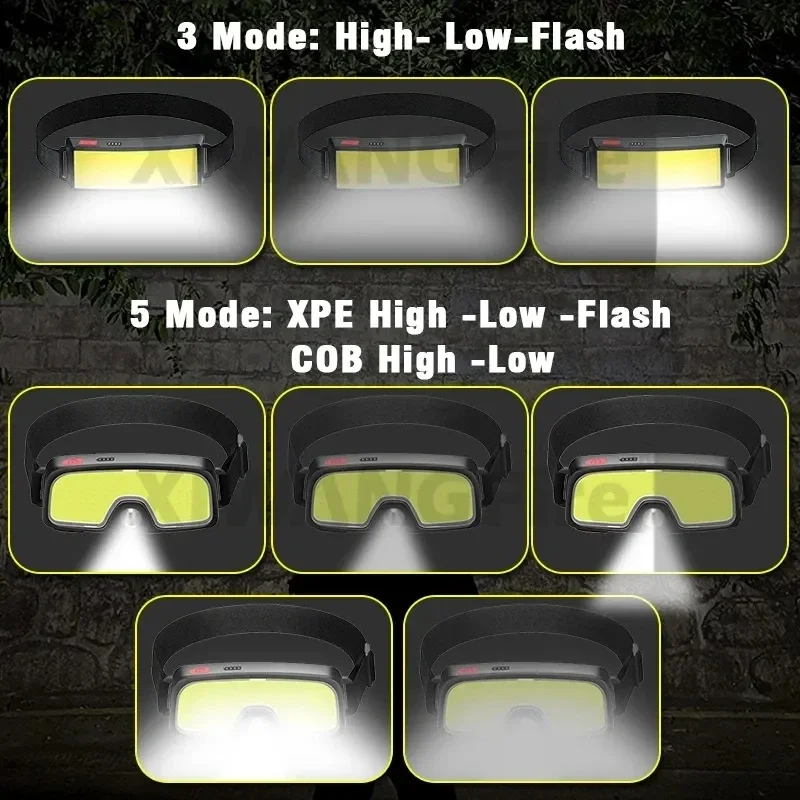 Powerful COB LED Headlamp Type - Outdoor Power Head review and price