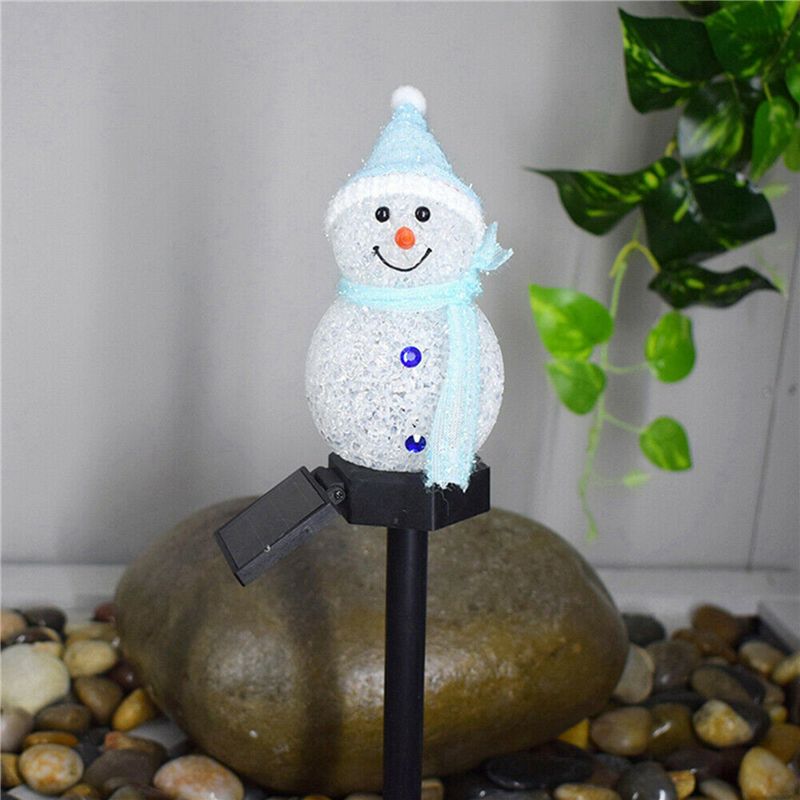 New 4X Snowman Solar Lights Ch - Outdoor Power For Xmas Lights review and price