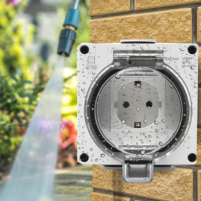 IP66 waterproof power receptac - Outdoor Power Receptacle review and price