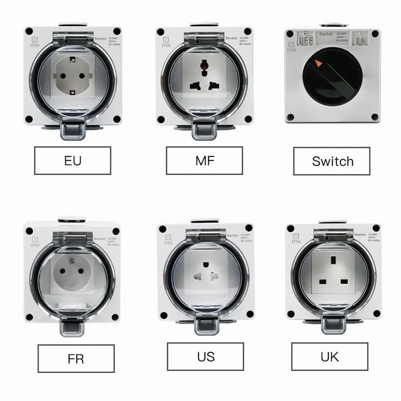 IP66 waterproof power receptac - Outdoor Power Receptacle review and price