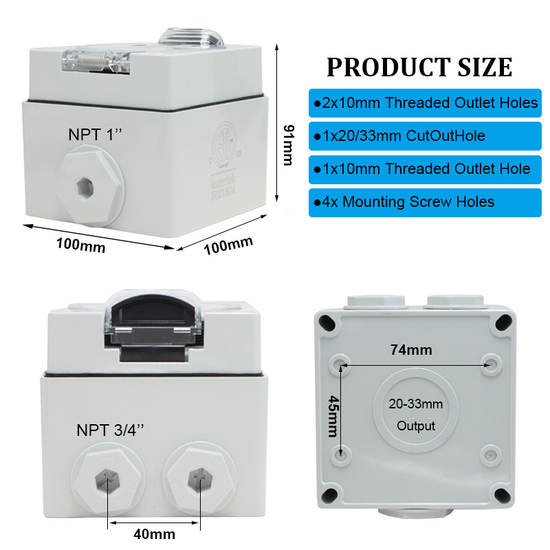 125/250V 20A Generator RV Powe - Outdoor Power Receptacle review and price
