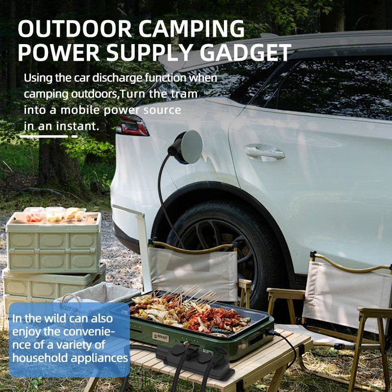 Portable 16A 4KW V2L Cable Ele - Outdoor Power Port review and price