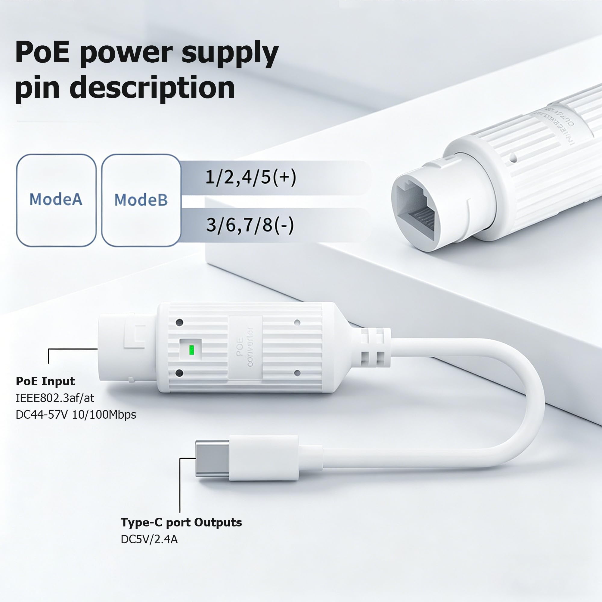 POE to USB-C Power Converter O - Outdoor Power Adapter Usb C review and price