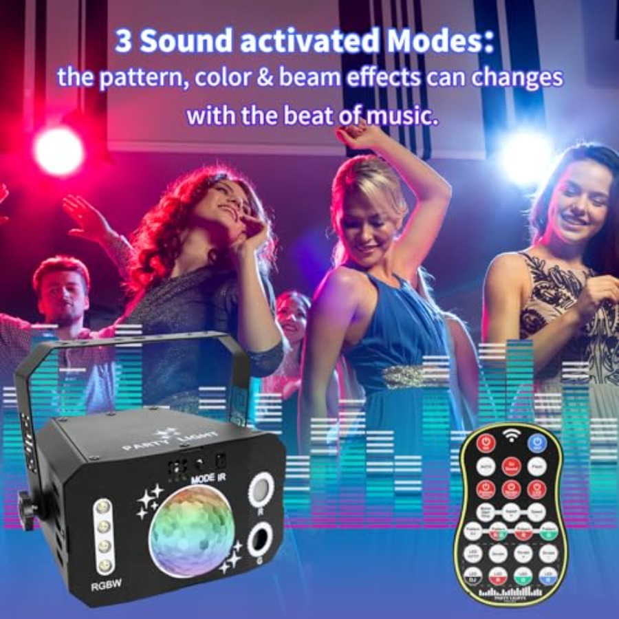 7 Lens Disco Ball LightsUSB Po - Outdoor Power For Xmas Lights review and price