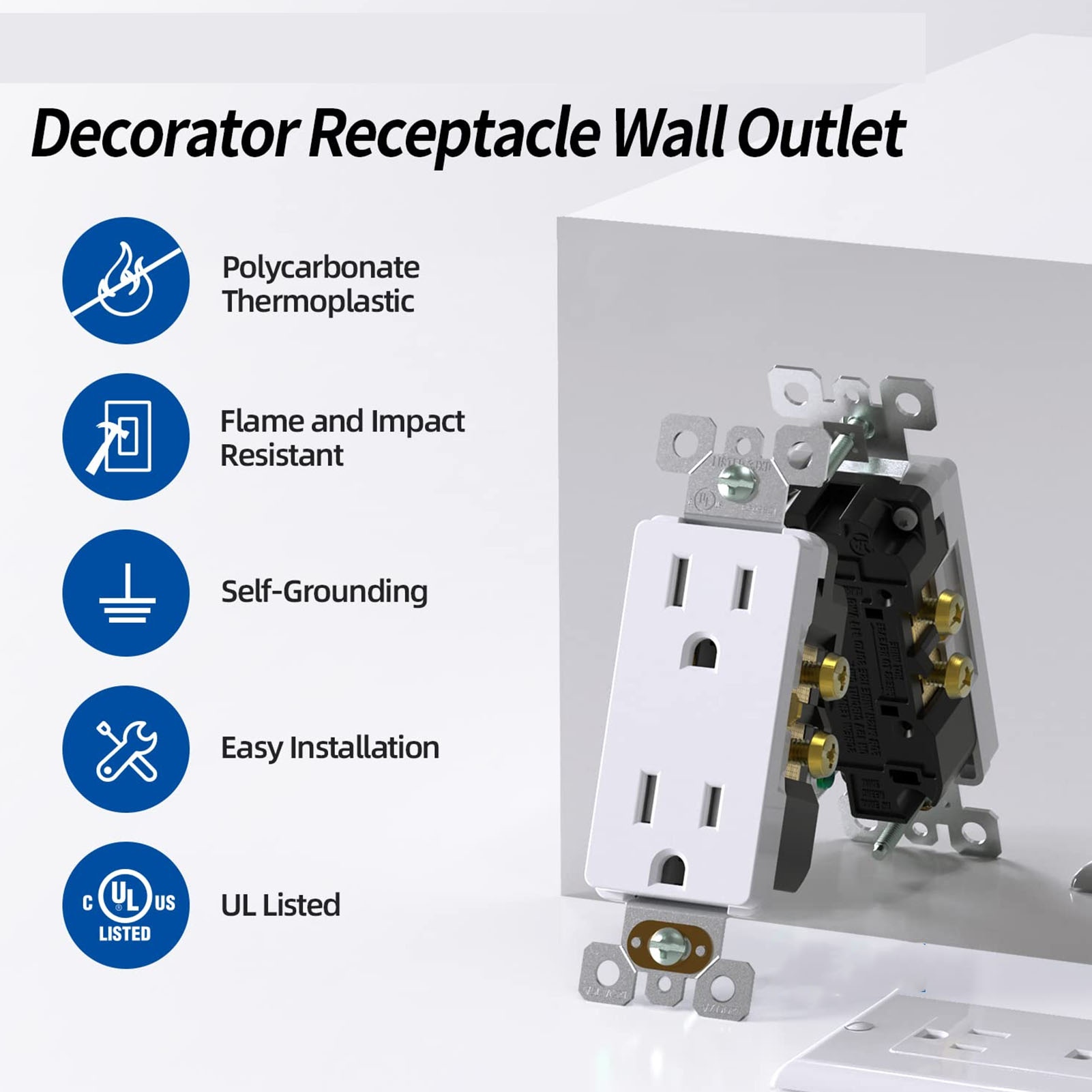 Weatherproof Outlet with Cover - Outdoor Power Receptacle review and price