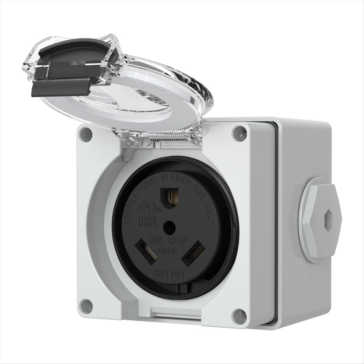 HHTL 30Amp Power Outlet Box,12 - Outdoor Power Receptacle review and price