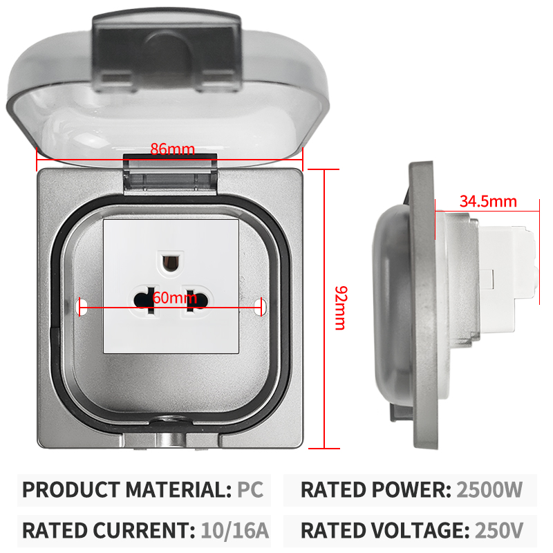 IP65 Waterproof Outdoor Socket - Outdoor Power Distribution Box review and price