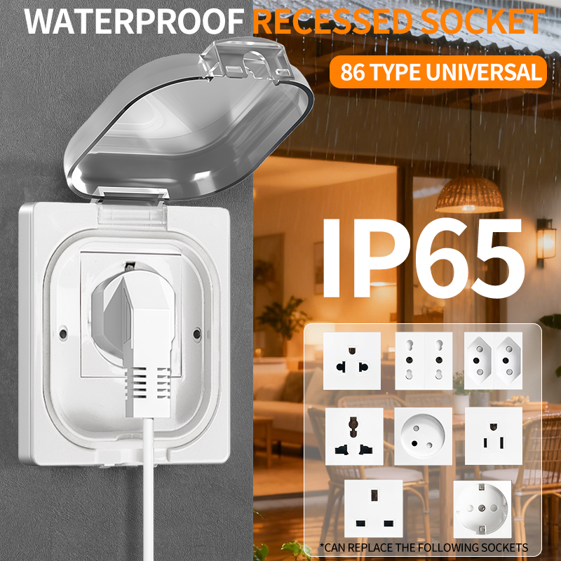 IP65 Waterproof Outdoor Socket - Outdoor Power Receptacle review and price
