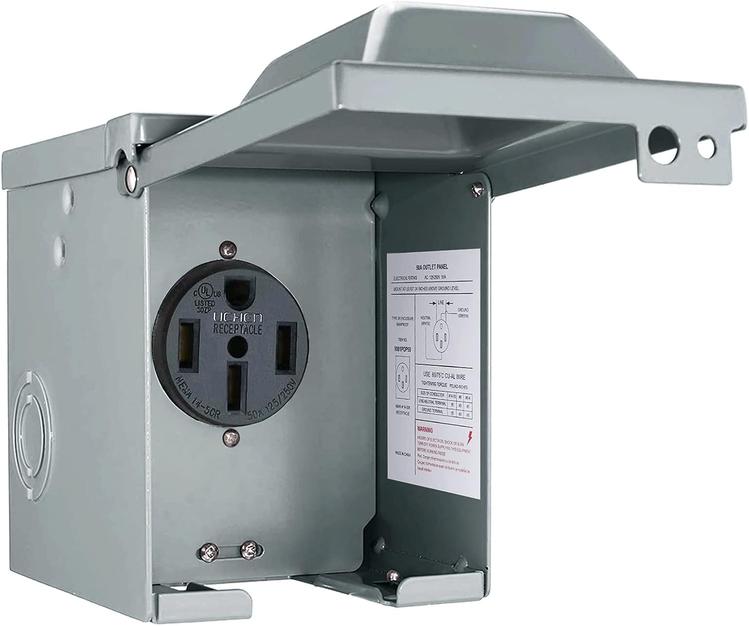 30/50 Amp 125/250 Volt RV Powe - Outdoor Power Receptacle review and price