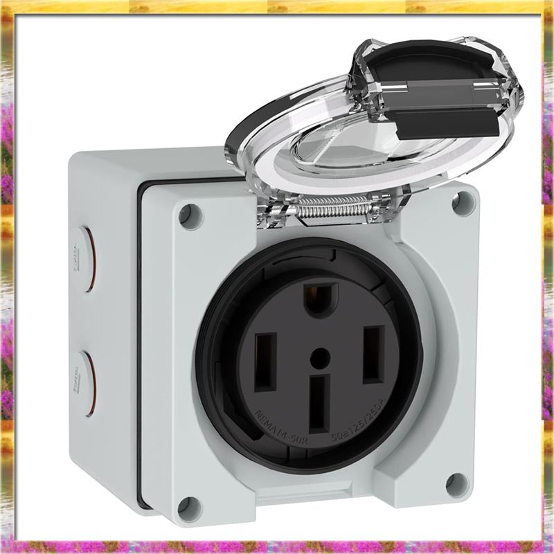 AA46 HOT-50Amp Outdoor Power O - Outdoor Power Receptacle review and price