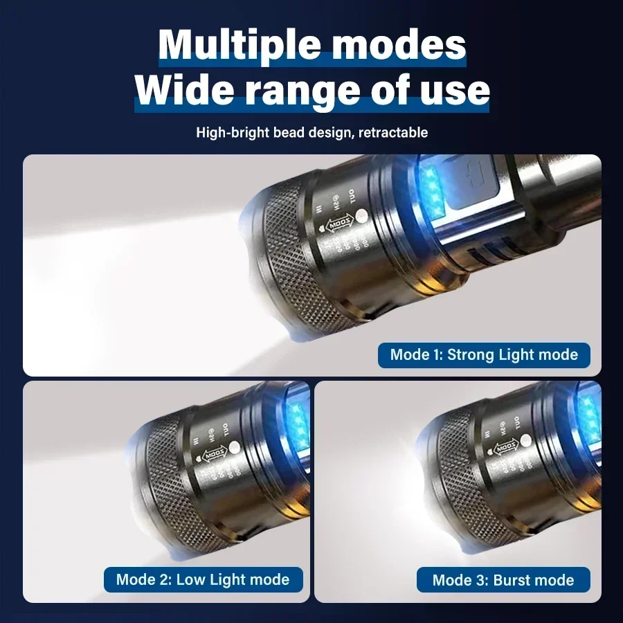Tactical LED Flashlight 2000LM - Outdoor Usb Power Bank review and price