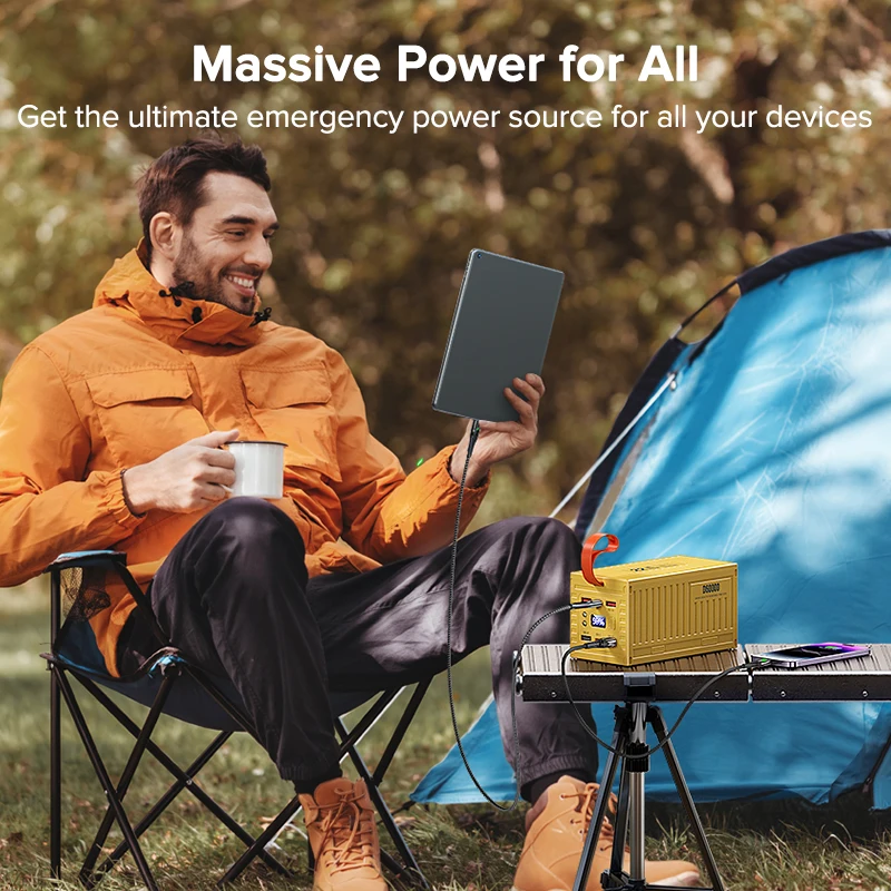 QOOVI 60000mAh Power Bank 22.5 - Outdoor Power Adapter Usb C review and price